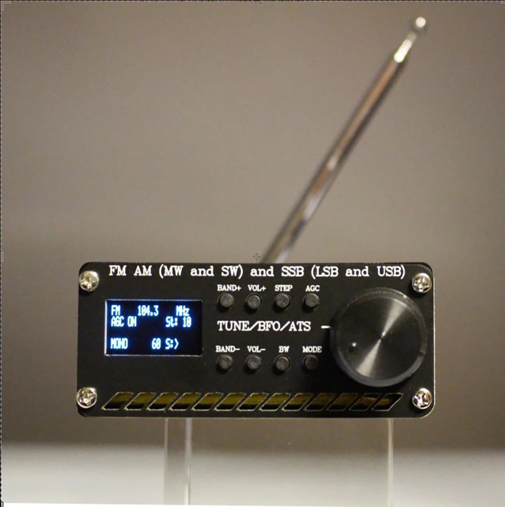 Универсальный радиоприемник SI4732, FM AM (MW & SW) SSB (LSB & USB), поддержка динамиков, покрывающих коммерческие любительские радиочастоты - изображение