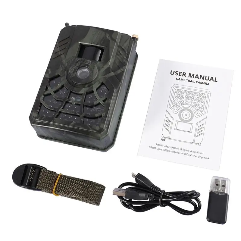 

Wildlife Trail Camera Waterproof PIR Infrared Hunting Game Camera With Night Vision Wireless Surveillance Tracking Camera