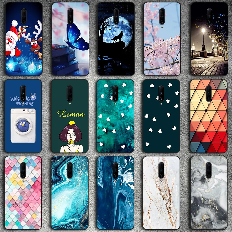 Чехол для телефона OnePlus 7 Pro тонкий гибкий ТПУ чехол Funda 1 + 6 T силиконовая задняя