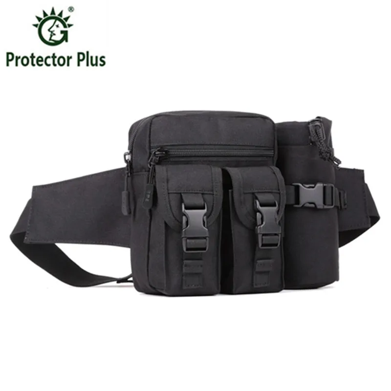 Goede Tactiek Mannen Reizen Pocket Hike Klim Riem Waterfles Reizen Taille Verpakking Molle Bos Ondersteuningsbevel Lichtgewicht Heuptas