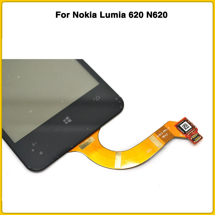 Новый сенсорный экран для Nokia Lumia 620 N620 3 8 ''сенсорный панель дигитайзер сенсор