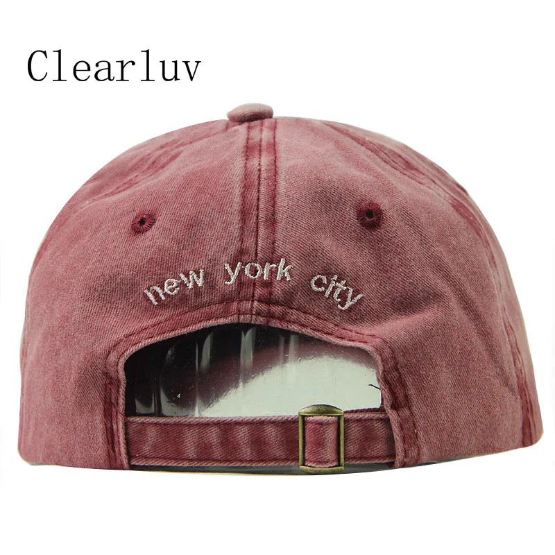 100% хлопок Винтаж папа шляпа нью йорк бейсбольная кепка спорт на открытом воздухе
