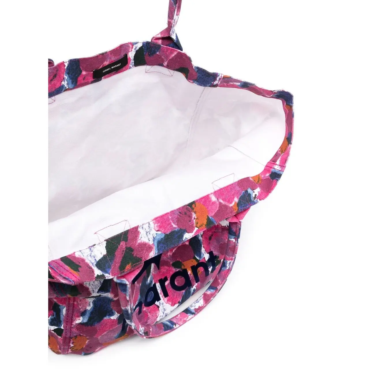 

Women's Portable Canvas Bag Floral Letter Print Large-Capacity Female Shopping Handbags 2021 New