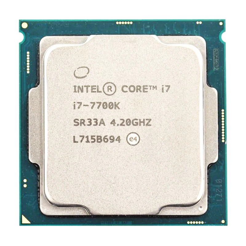 Процессор Intel Core i7-7700K четырехъядерный 4 2 ГГц 8-поточный LGA 1151 91 Вт 14 нм i7 7700K