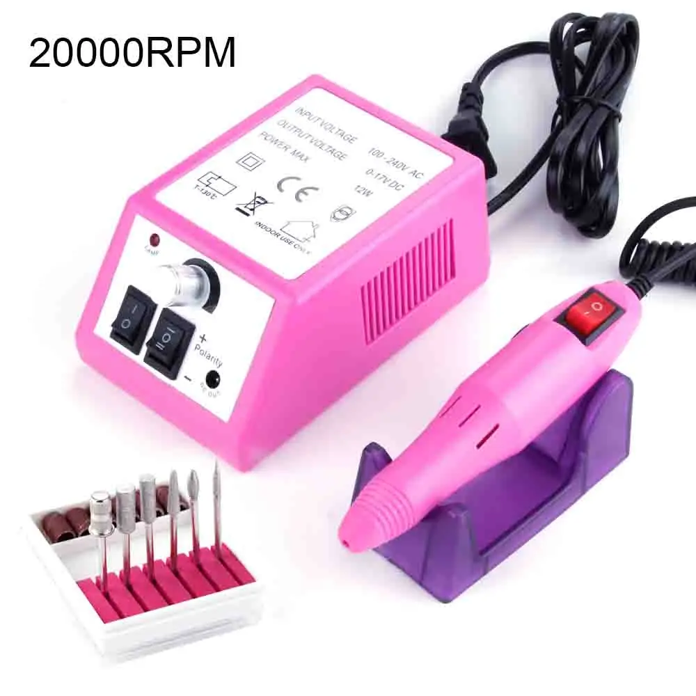 Профессиональный электрический сверлильный станок для ногтей дрель фреза пилка