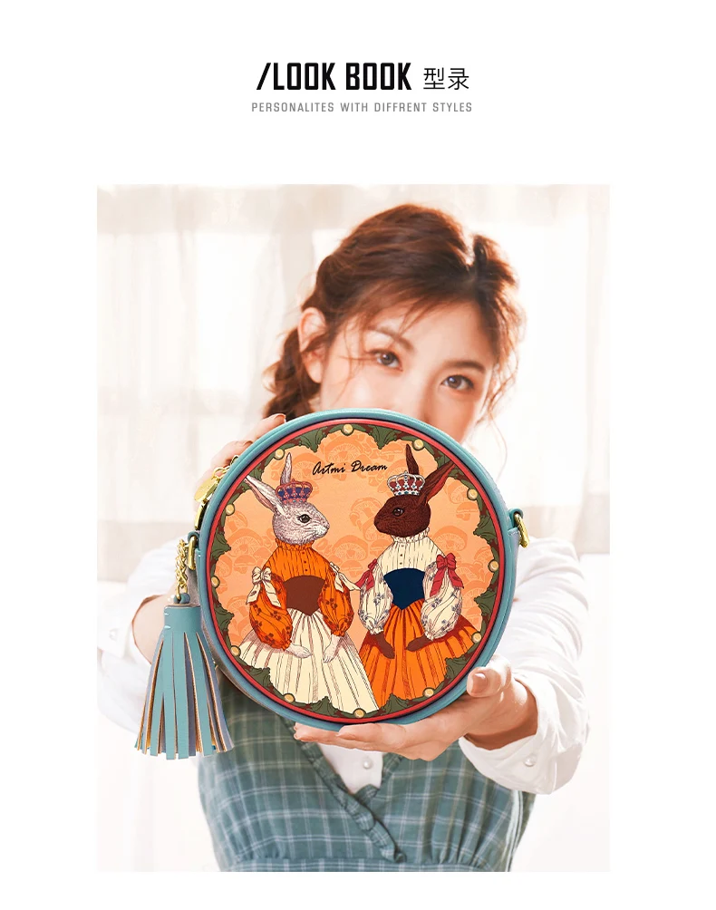 Messenger Bag Purses and Handbags Crossbody Bags for Women Handbag Bags Handbags and Purses Girl Shoulder Bag Braccialini Rabbit