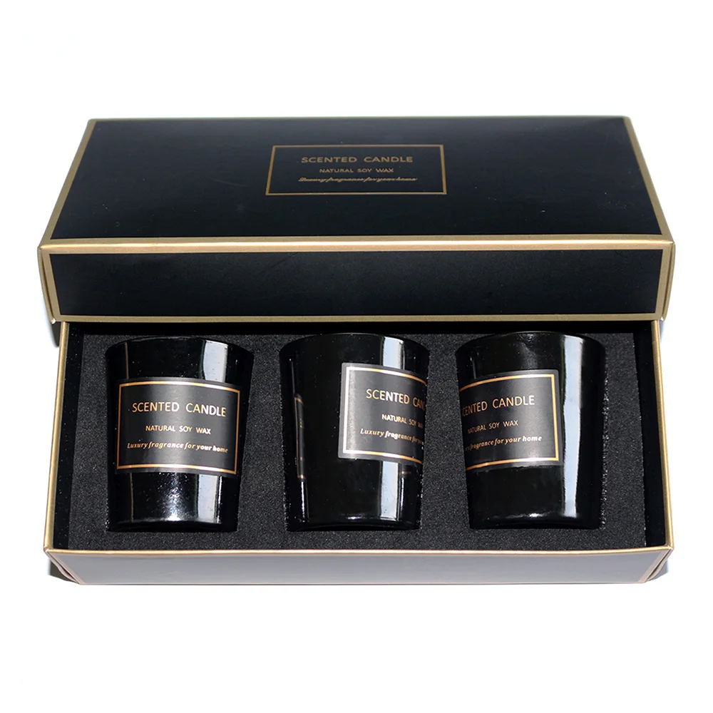 Романтичные ароматические свечи 3 упаковки подарочный набор ароматическая