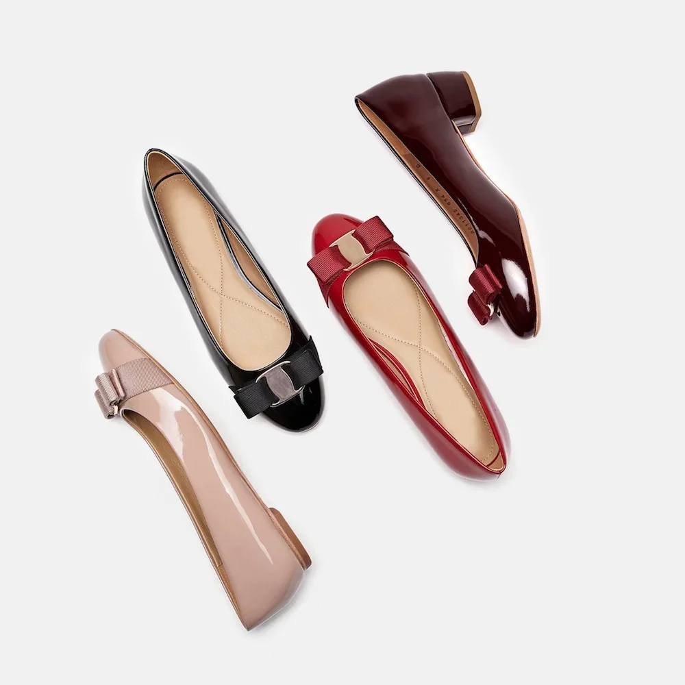 Женская обувь на плоской подошве из натуральной кожи Hapucky Новая модная женская