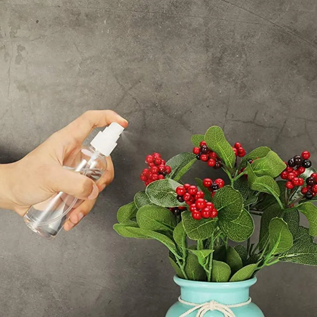 

40pcs 30ml Travel Supplementary Spray Bottle Small Capacity Portable Alcohol Transparent Spray Bottle