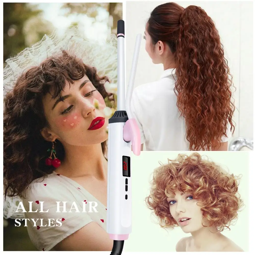 

Hair Curler Curling Iron Professional Hair Curler Corrugation for Hair Irons Rotating Curling Wand Bar Wave Styling Tools Styler