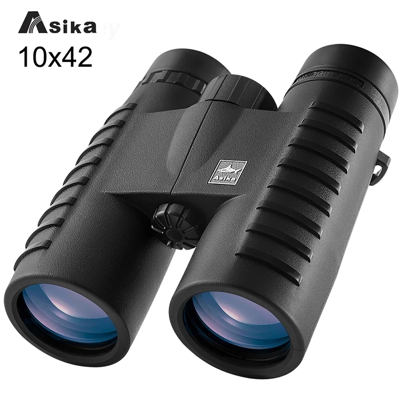 Бинокль Asika 10x42 HD для кемпинга охоты с полностью многослойным покрытием