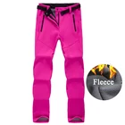 Уличные женские плотные теплые флисовые мягкие брюки, брюки для рыбалки, кемпинга, походов, лыж, восхождений, женские водонепроницаемые спортивные штаны для треккинга