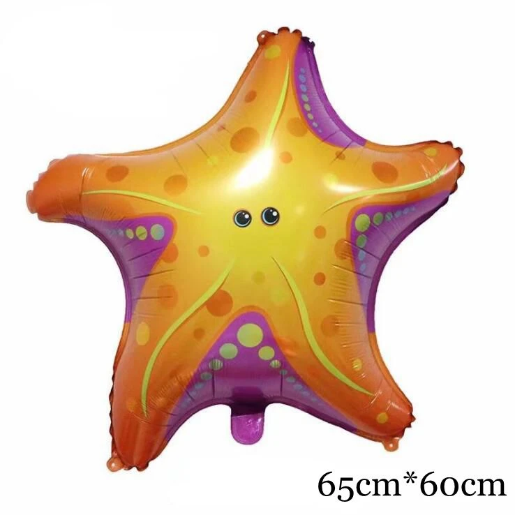 

1pc Under Sea Animal Balloon Cute Crab/Starfish/Octopus Balloons Sea Party Theme Kid Happy Birthday Decor Baby Shower Supplies