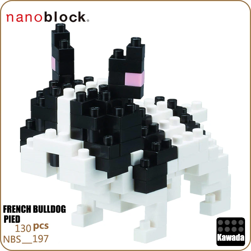 Конструктор Nanoblock в виде французского бульдога NBC197 130 шт. | Игрушки и хобби