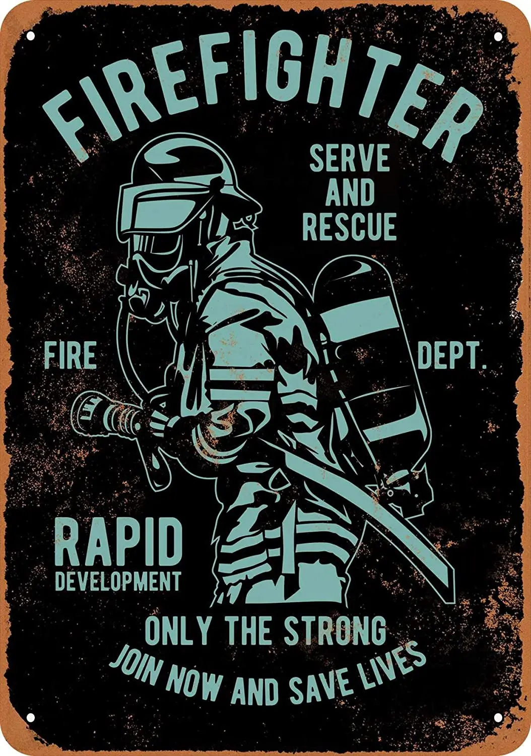 

Пожарная служба и спасение жестяные знаки металлический постер Предупреждение ительный знак декор для гаража дома сада