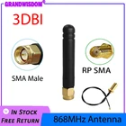 GRANDWISDOM 868 МГц антенна 3dbi sma штекер 915 МГц lora антенный модуль lorawan ipex 1 SMA разъем Удлинительный кабель