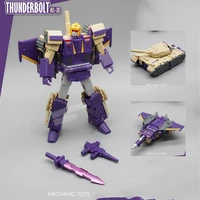 in stock new mechanic toys mft transformation ms28 ms 28 thunderbolt triple changers action figure robot toys with box