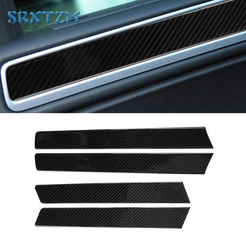 

Car Accessories Car Stickers Carbon Fiber Door Panel Cover Trim For Vw Touareg 2011 2012 2013 2014 2015 2016 2017 2018