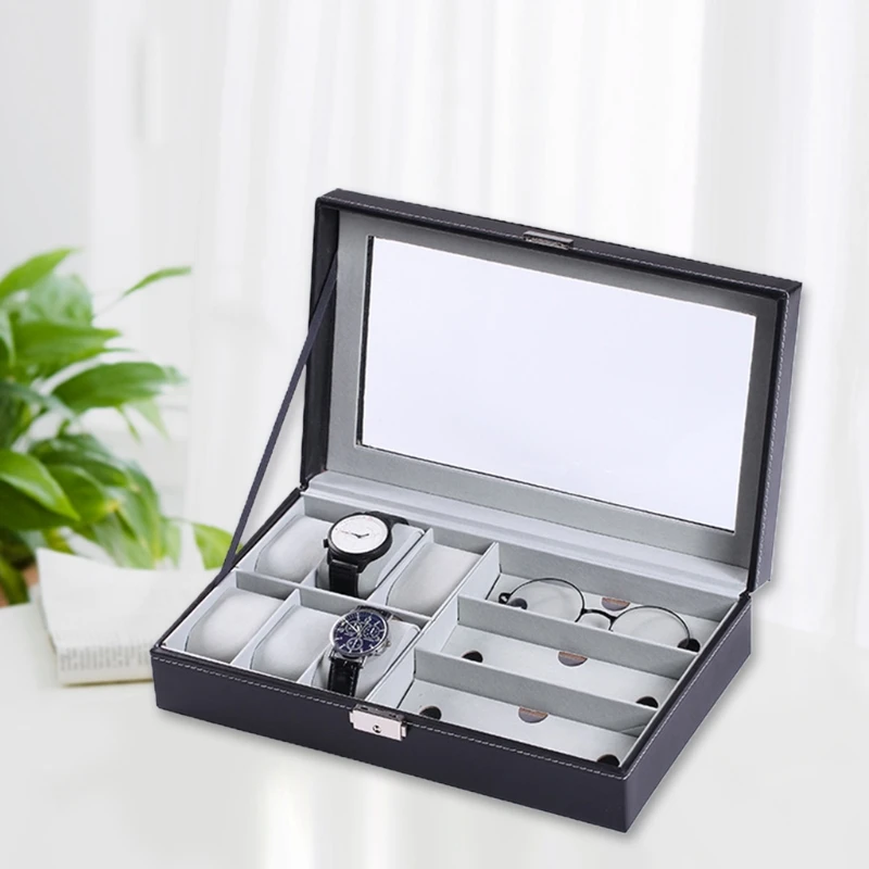 

Органайзер для хранения ювелирных изделий и браслетов, из ПУ кожи