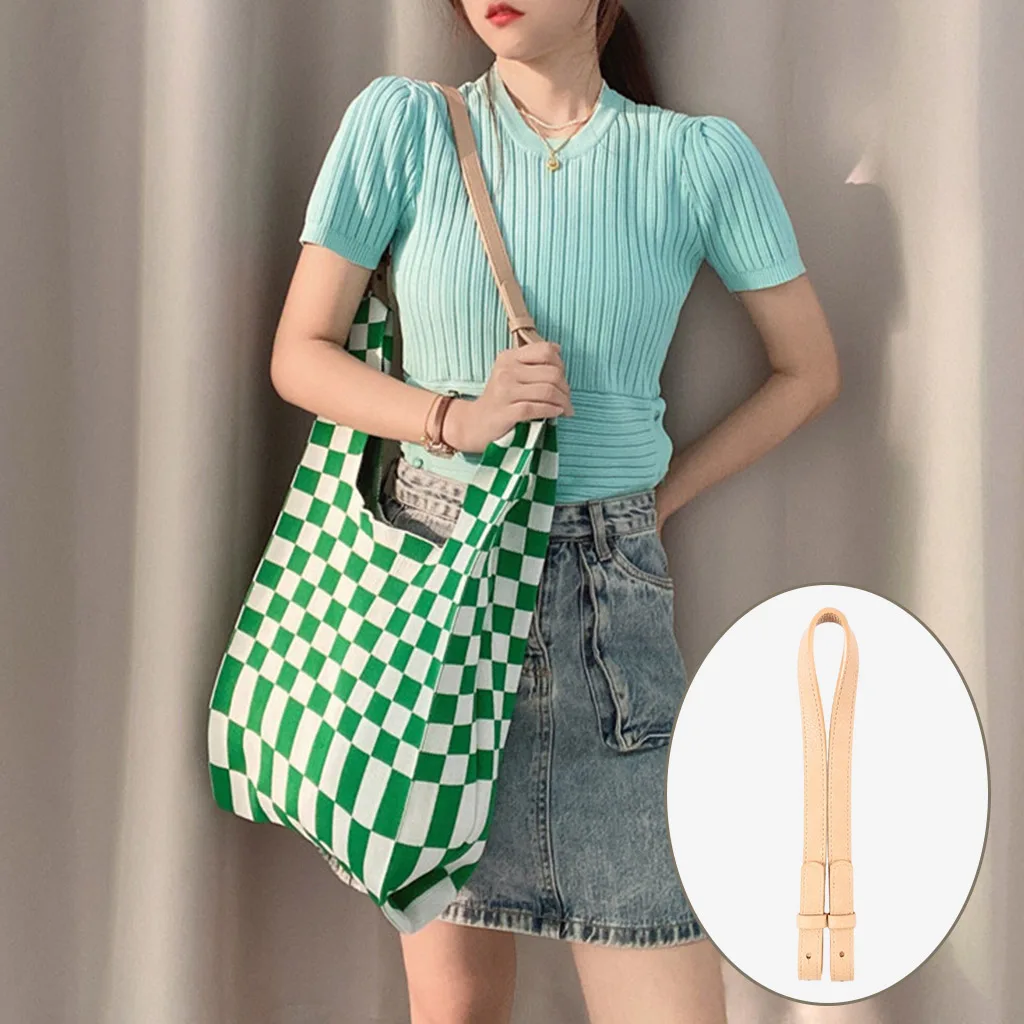

PU Leather Bag Strap Replacement 7'' Shoulder Handbag Handle 1.8cm Wide Belt