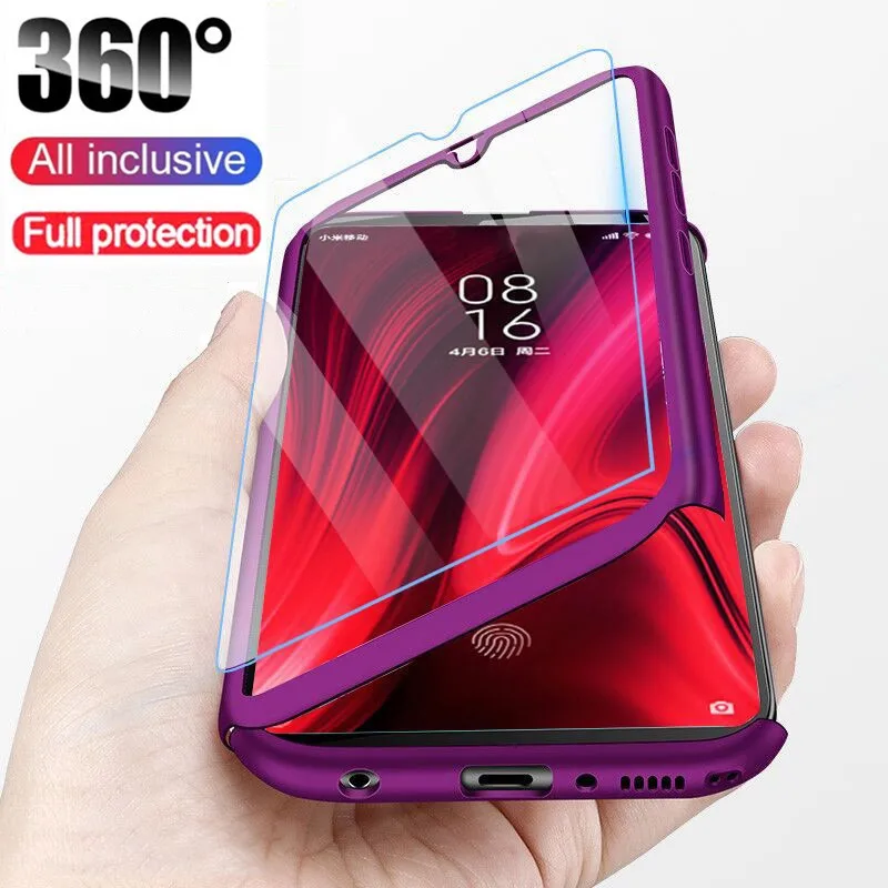 360 Full Protective Phone Case for Samsung Galaxy A10 A20 A40 A50 A70 S8 S9 S10 Plus S7 edge A8 A6 2018 note 9 10 Capa Cover M20 |