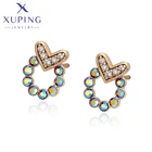 Ювелирные изделия Xuping, модные милые серьги с кристаллами популярного Европейского дизайна для женщин и девочек X000010766