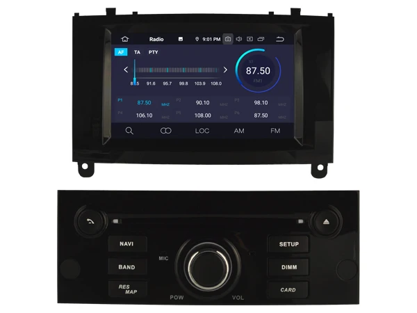 PX5 4g + 64g Android 9 0 автомобильный dvd-плеер для PEUGEOT 407 Автомобильный мультимедийный