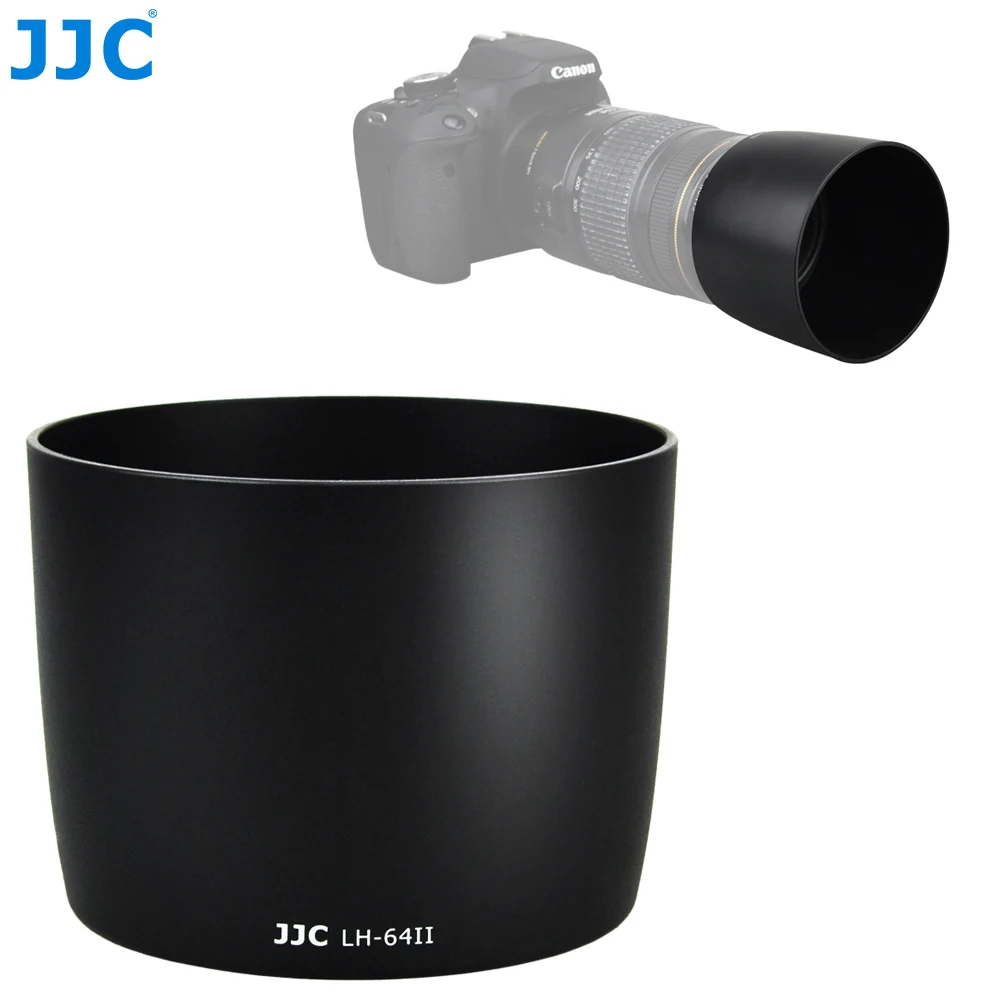 JJC LH 64II цветок Форма штык Бленды для объективов EF 75 300 мм f/4 5.6 IS USM Заменяет Canon ET