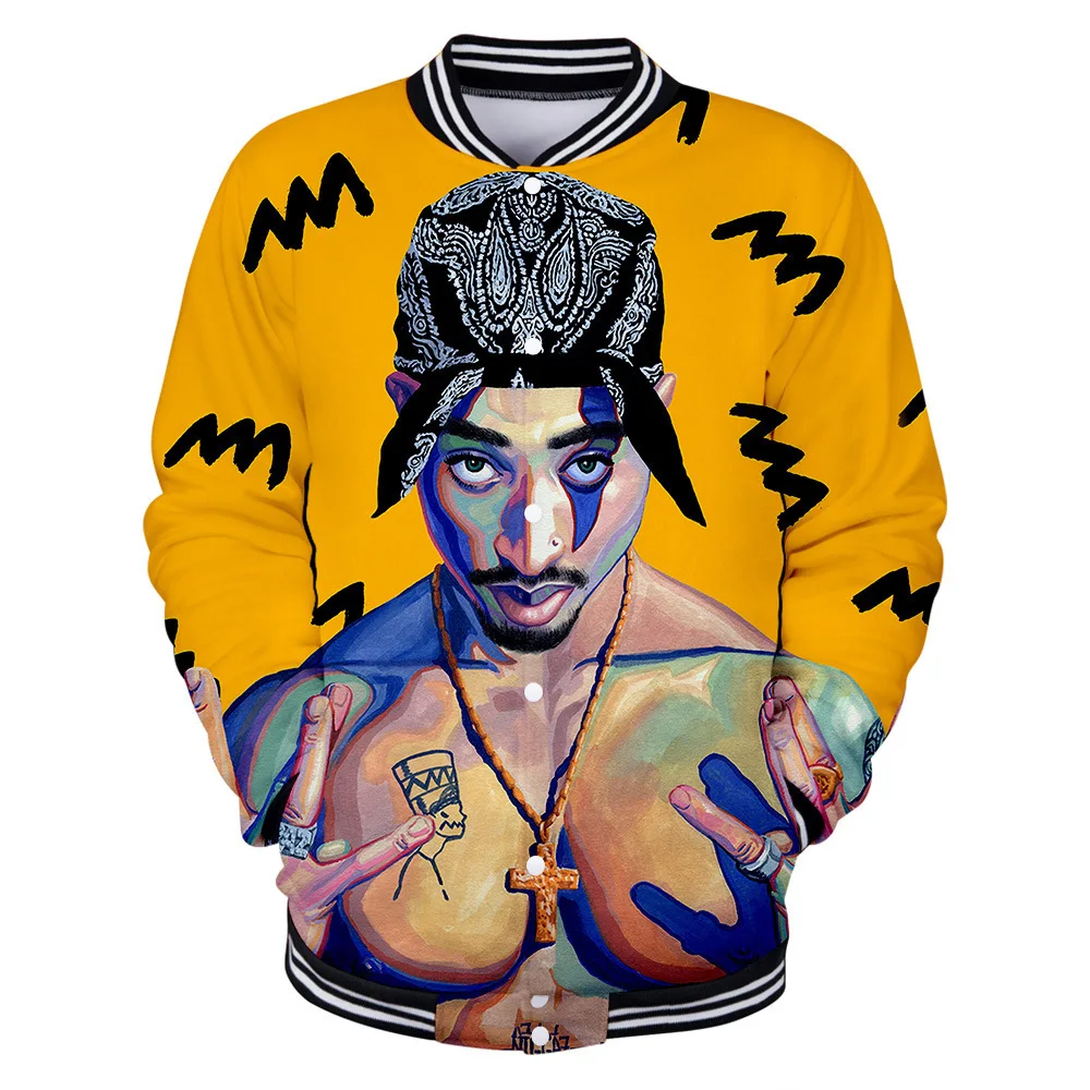 

2021 spring and autumn men's round neck pullover jacket street wear 9062