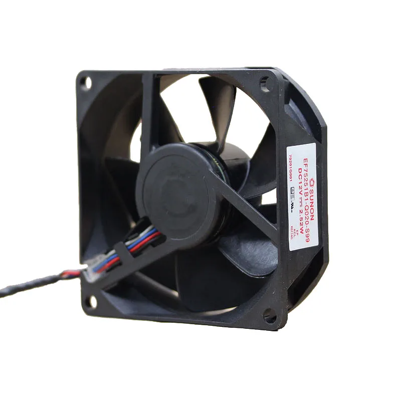 

New SUNON cooling fan EF75251B1-Q020-S99 12V 2.52W projector cooling fan 75x75x25mm cooler