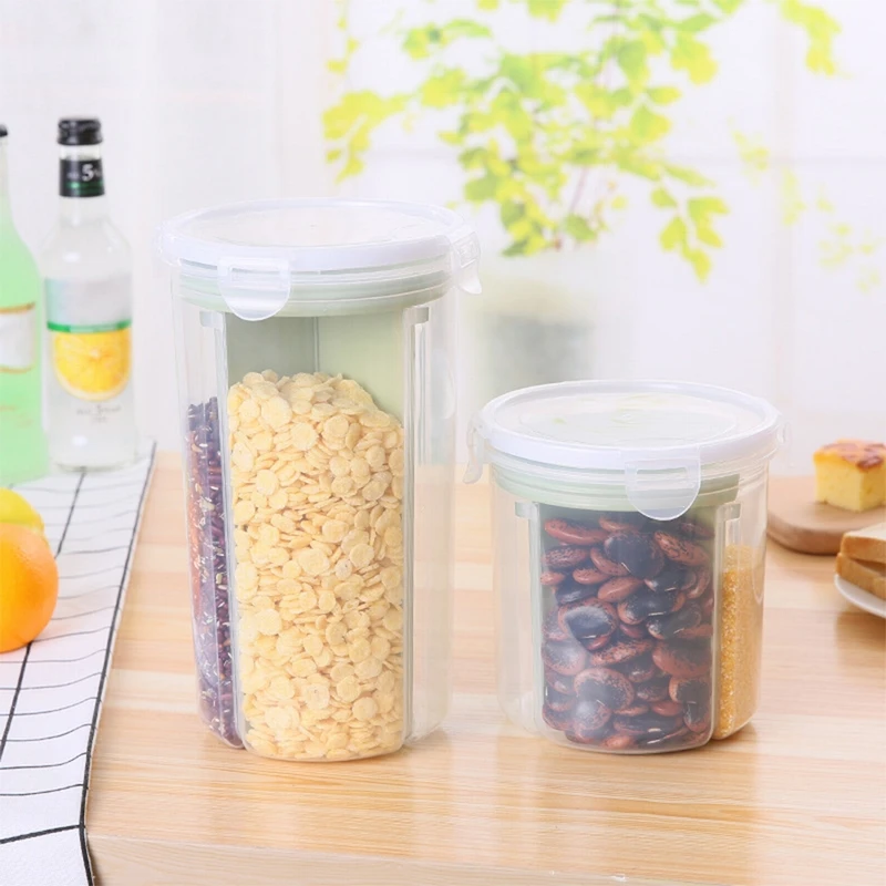 Пластиковые ротационные банки для риса зерновые хранения хлопьев коробка