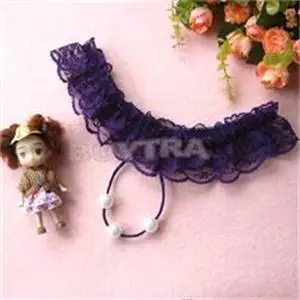 

G String Women Sexy Lace Thong Panties Pearl T-back Knickers Underwear Thong Panties Ladies 5 Colors