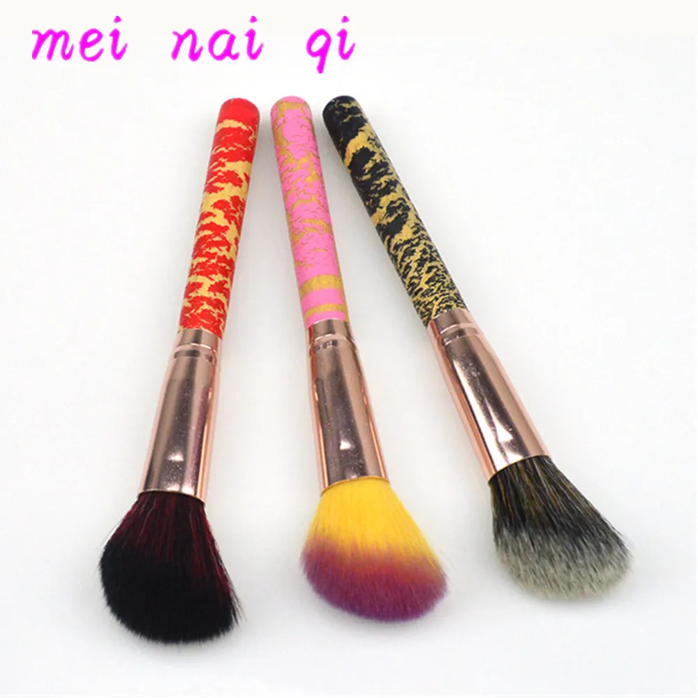 1pc Brand Makeup Brushes Face Highlighter Powder Brush 3D Contour Blusher Cosmetics Tools for Women Beauty | Красота и здоровье