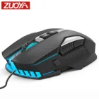 ZUOYA игровая мышь DPI RGB с подсветкой, проводная мышь, светодиодный оптический USB компьютерная игровая мышь для ноутбука, ПК, игры