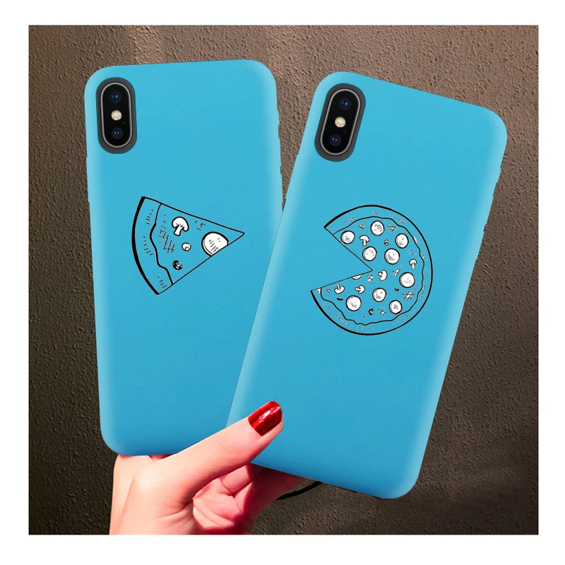 Чехол для пиццы Best Friends samsung Galaxy S10 S9 S8 S7 S6 Plus Edge силиконовый черный чехол Мягкая