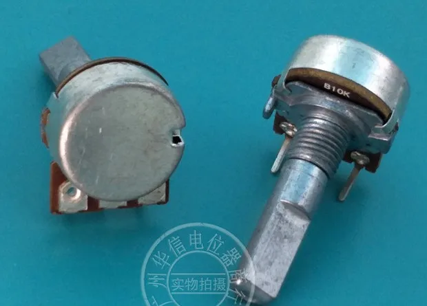 1 шт. 16 Тип одинарный потенциометр B10K B5K Длина ручки 25MMF внутренняя изогнутая нога