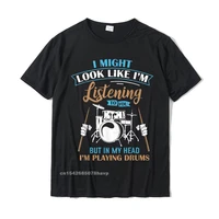 funny t shirt for drummers drum fans band members t shirt top t shirts tops t shirt brand cotton design printed on men