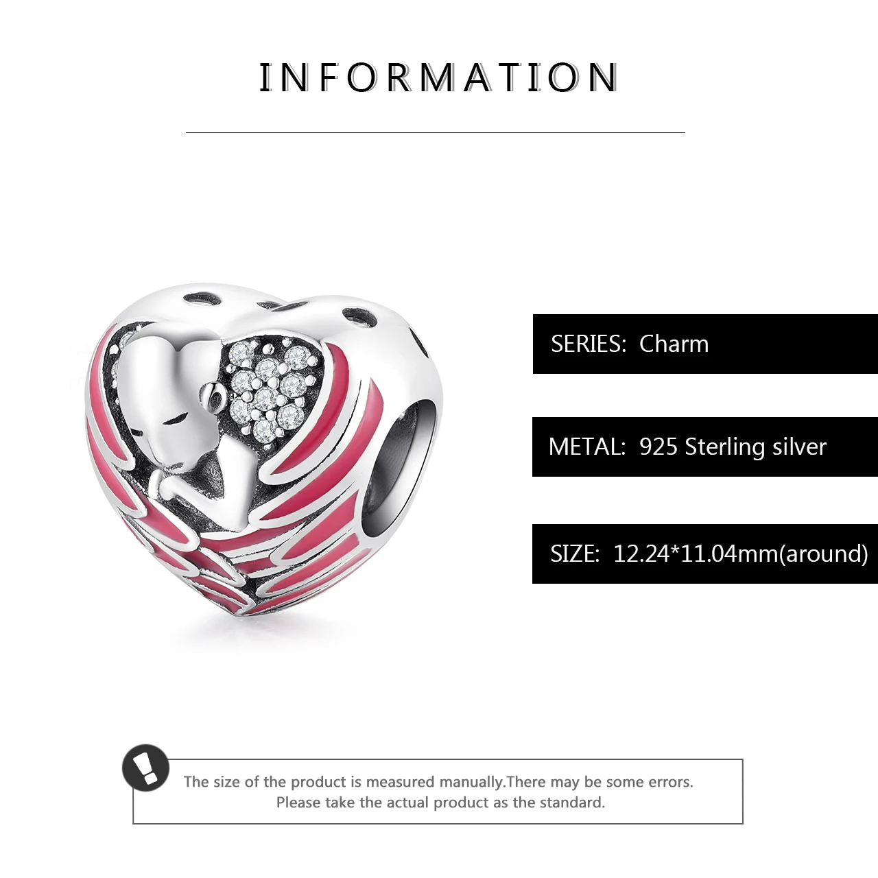 Hot Flying Love Wing of angels 925 Sterling Silver Beads Fit Original European Charm Bracelets Jewelry making | Украшения и