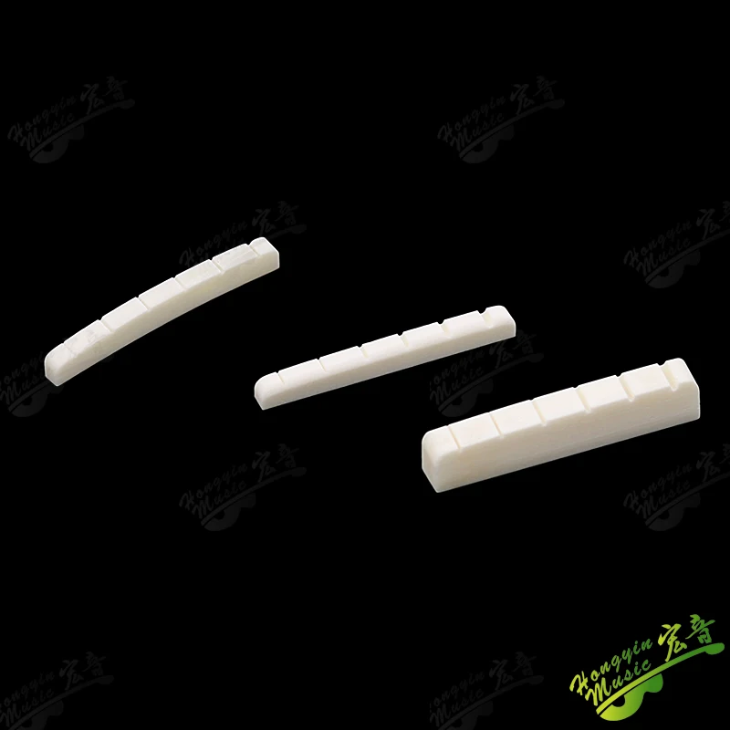 1 stücke echt knochen brücke mutter für e gitarre bottom r16r 725 klassische 6 string strat elektrische gitarre bass senden schleifpa