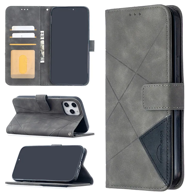 luxury leather phone case for iphone 12pro 11pro 12 mini 11 pro max se 2020 6 6s 8 7 plus xr x xsmax wallet flip cover coque free global shipping