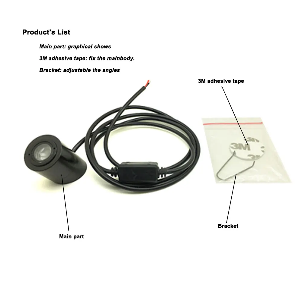 Автомобильный задний проекционный лазерный светильник s Предупреждение ющий