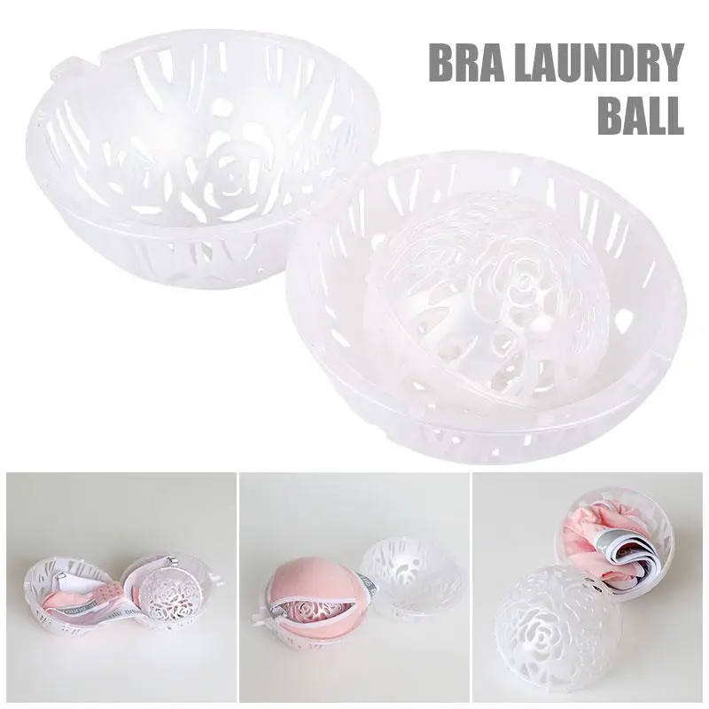 Бюстгальтер с шариком для мытья Белый полипропиленовый бюстгальтер домашнего