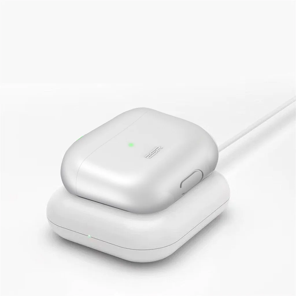 Беспроводное зарядное устройство для наушников умная док станция Airpods Pro 2019