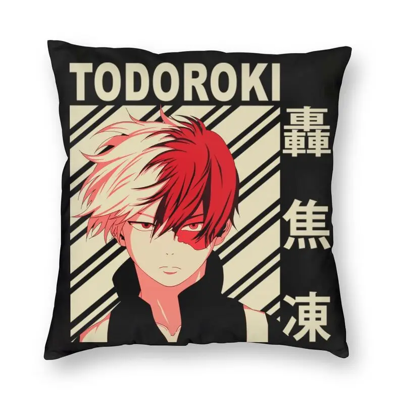 Наволочка для подушки Boku No Hero академия двухсторонняя 3D печать шото Тодороки