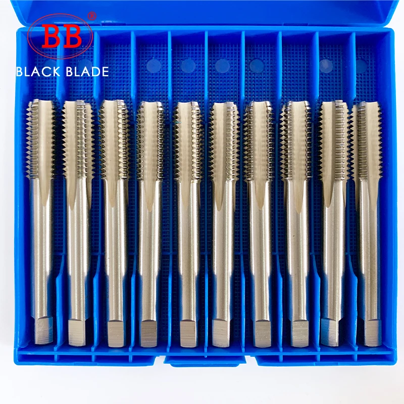 

Thread Tap Machine Hand HSS Straight Spiral Flute Bottoming Plug Taps Manual M3 M4 M5 M6 M8 M20 Screw 10PCS