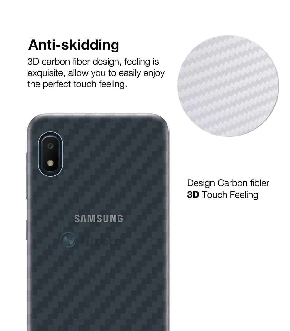 5 шт. защитная пленка из углеродного волокна для Samsung Galaxy A8S A6S J2 J4 Core J3 J6 J7 J8 A7 A9