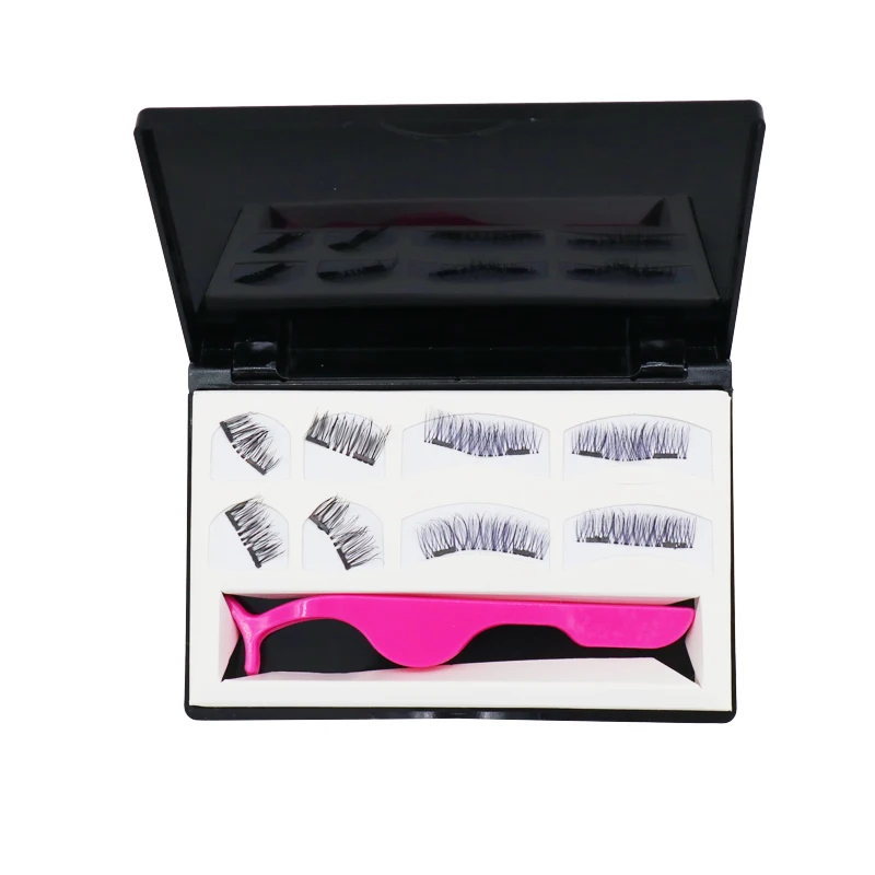Eye Lash Макияж магнитные ресницы невидимые магнитные ресницы Макияж 3D норковые Накладные ресницы с пинцетом магнитные ресницы толстые полные полосы - Цвет: Eye Lash