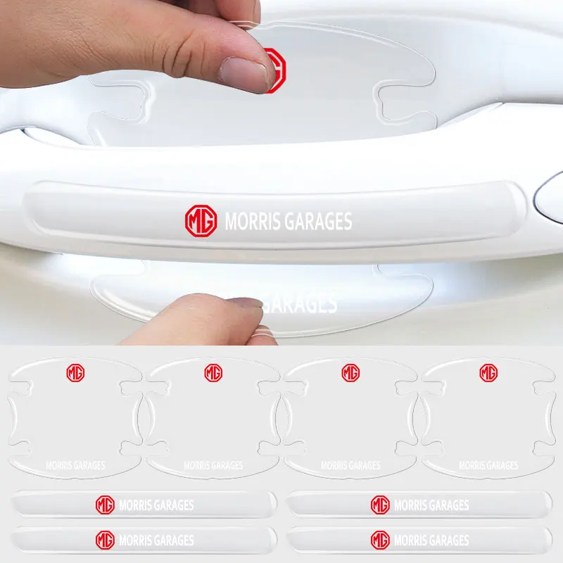 

Car Door Handle Bowl Scratch Protective Stickers Auto Goods For Morris Garages MG ZS GS 5 Gundam 350 Parts TF GT 6 Accessories