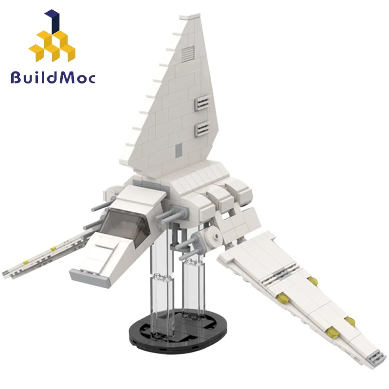 

Buimoc Movie Imperial Shuttle Space Wars Weapon Empire Shuttle Spaceship Set Building Blocks Education Toys For Childrens Gifts