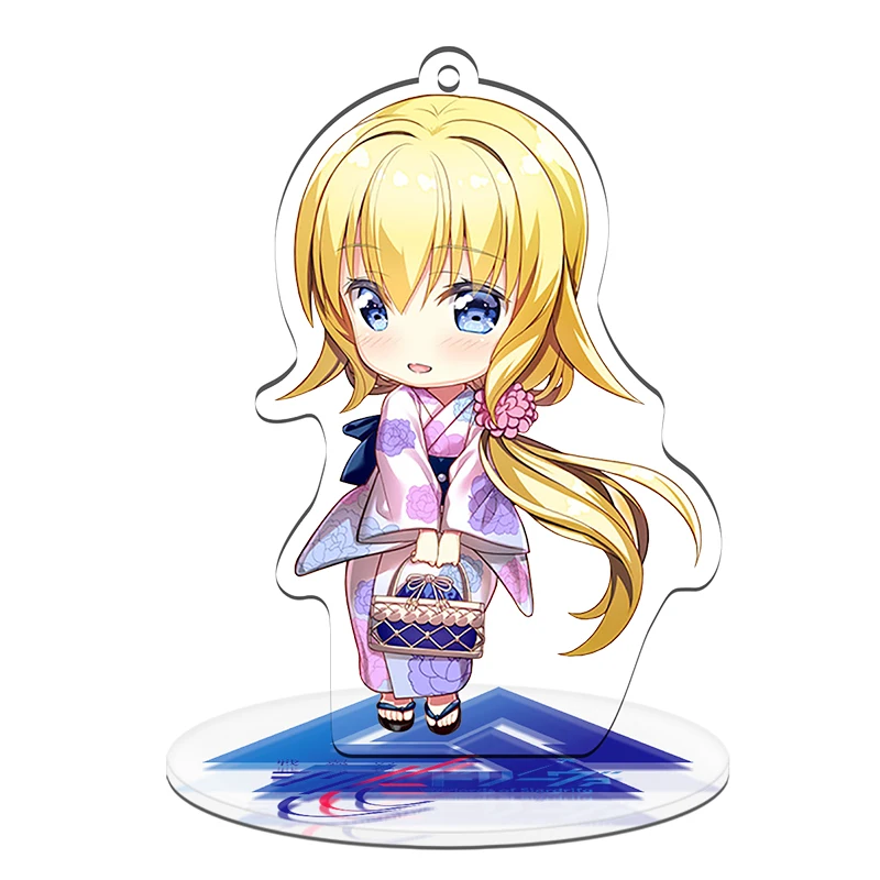 

Anime Warlords of Sigrdrifa Claudia Bruford Muguruma Miyako Acrylic Stand Figure Model Plate Display Desk Decor Cosplay Gifts